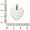 304 Stainless Steel Stamping Blank Tag Pendants STAS-Z126-02P-01-3