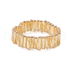 Glass Twisted Bugle Finger Rings for Women RJEW-JR00906-5