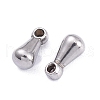 Tarnish Resistant 304 Stainless Steel Chain Findings teardrop STAS-Q177-01-2