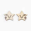 Wood Cabochons WOOD-L007-10-2