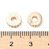 Brass Micro Pave Cubic Zirconia Spacer Beads KK-A254-27KCG-2