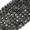 Natural Silver Obsidian Beads Strands G-K389-A41-01-1