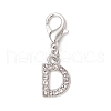 26Pcs 26 Styles Alloy Crystal Rhinestone Pendant Decorations HJEW-JM03172-02-4
