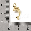 Brass Micro Pave Cubic Zirconia Pendants KK-U072-02A-G-3