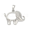Brass Pendant Cabochon Settings KK-S521-17I-P-1