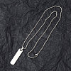 Non-Tarnish 201 Stainless Steel Pendant Necklaces for Man NJEW-Q336-03E-P-4