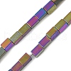 Electroplated Synthetic Magnetic Hematite Beads Strands G-A263-C01-02-2