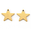 PVD Vacuum Plating 304 Stainless Steel Charms STAS-N092-67G-2