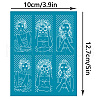 Silk Screen Printing Stencil DIY-WH0341-390-2