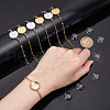 Unicraftale DIY Blank Dome Bracelet Making Kit DIY-UN0005-68-4