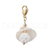 Natural Shell Pendant Decorations HJEW-MZ00171-01-2