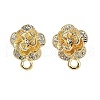 Alloy Stud Earring Findings PALLOY-I224-05G-1