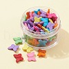 100Pcs Opaque Acrylic Beads MACR-FS0001-57-3