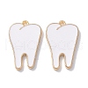Alloy Enamel Pendants ENAM-O001-11F-G-1