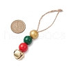 Iron Bell Pendant Decorations HJEW-JM02506-02-3