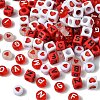 200Pcs Mixed Style and Shapes Acrylic Beads OACR-FS0001-68D-1