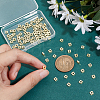 BENECREAT 100Pcs Brass Spacer Beads KK-BC0012-54A-3