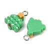 Christmas Theme Opaque Resin Pendants RESI-S08-01N-2