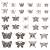 90Pcs 15 Style Tibetan Style Alloy Pendants FIND-TA0003-54-3