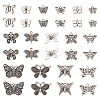 90Pcs 15 Style Tibetan Style Alloy Pendants FIND-TA0003-54-3