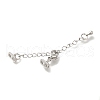 Brass Lobster Claw Clasps KK-K388-61P-2