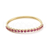 Cubic Zirconia Hinged Bangle BJEW-F445-03G-2