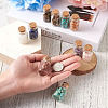 Glass Wishing Bottle Decorations STAS-CW0001-01-9