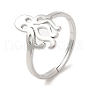 Non-Tarnish 304 Stainless Steel Adjustable Rings RJEW-K245-51P-3