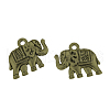 Tibetan Style Alloy Pendants TIBEP-Q064-41AB-NR-1