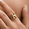 Brass Cuff Rings for Women FS-WG541EE-11-2