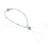 Natural Green Aventurine Mobile Straps HJEW-JM03413-03-4
