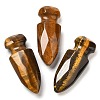 Natural Tiger Eye Craved Sword Model Ornament DJEW-C019-02A-1