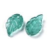 Baking Paint Imitation Jade Glass Pendants EGLA-M027-01B-01-3
