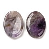 Mother's Day Gifts Natural Amethyst Oval Worry Stone G-R487-01F-2