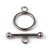 Non-Tarnish 304 Stainless Steel Ring Toggle Clasps X-STAS-L176-13P-1