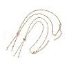 2Pcs 304 Stainless Steel Slider Necklace Makings AJEW-JB01273-1