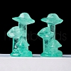 Natural Fluorite Mushroom Sculpture Display Decoration PW-WGD7F27-01-1