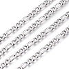 Tarnish Resistant 304 Stainless Steel Figaro Chain CHS-M003-12P-A-2