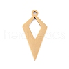 Ion Plating(IP) 201 Stainless Steel Pendants STAS-K003-14G-03-2