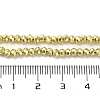 Electroplate Glass Beads Strands X-EGLA-D030-15A-03-2