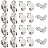 SUNNYCLUE 80Pcs 304 Stainless Steel Clip-on Earring Findings STAS-SC0005-67-1