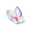 Cute Opaque Resin Cabochons RESI-L046-E04-2