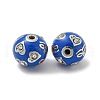 Platinum Alloy Enamel Beads FIND-E044-25P-2