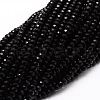 Dyed Natural Malaysia Jade Rondelle Beads Strands X-G-E316-2x4mm-08-3