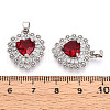 Brass Micro Pave Cubic Zirconia Pendants KK-T074-74P-3
