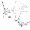 SHEGRACE 925 Sterling Silver Pendant Necklaces JN890A-5