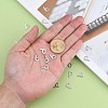 Tarnish Resistant 304 Stainless Steel Letter Charms STAS-O072-P-4