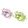 Electroplate Transparent UV Plating Acrylic Pendants OACR-I014-34-3