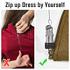 Brass Curb Chain Dress Helpers DIY-AB00020-4