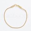 Brass Wheat Chain Bracelet Making MAK-I014-01G-1